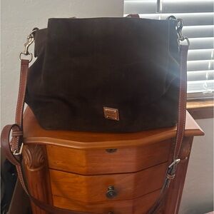 Dooney Bourke large Barlow suede handbag